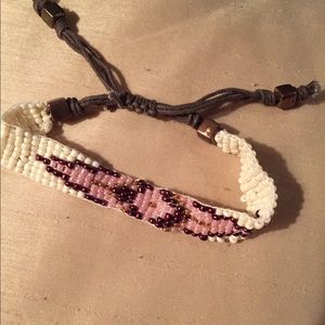 BNWOT Seed bead adjustable handmade bracelet